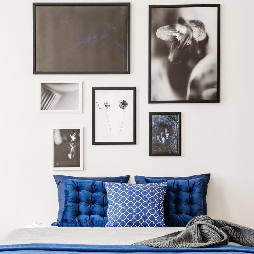 11x15 Picture Frame Set of 3,Wooden Frame 11x15 Wall Gallery Poster Photo frame Black with Durable Shatter Resistant Plexiglass for Wall Mounting Family -friend- wedding best gift