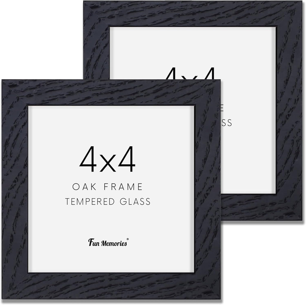 Fun Memories 11x14 Wood Picture Frame, Set of 3, Natural Oak Frame 11 x 14 with Tempered Glass, 8x10 Matted to Wood, Farmhousr Rustic Wooden Poster 11x14, Walnut Color