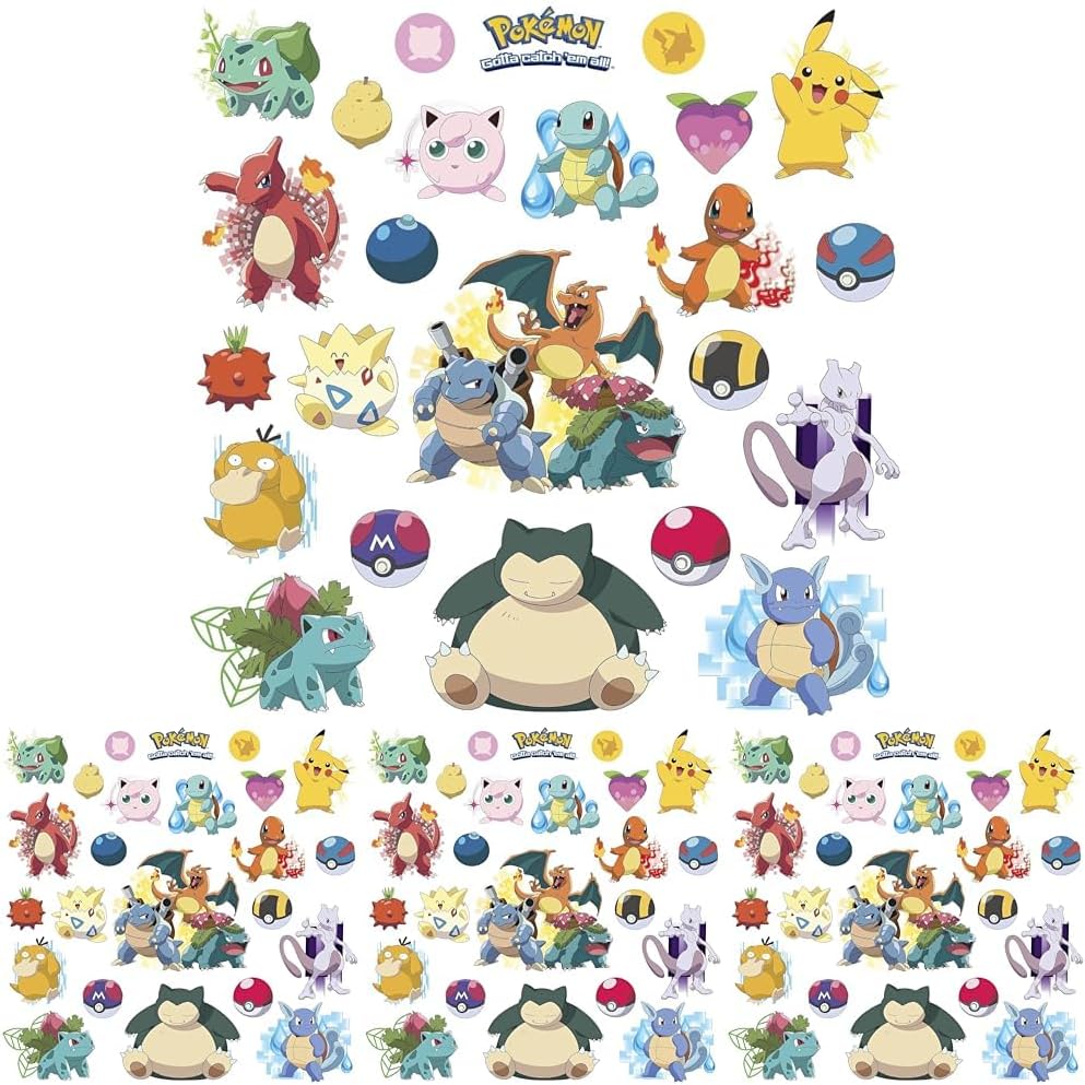RoomMates RMK2535SCS Pokemon Iconic Peel and Stick Wall Decals