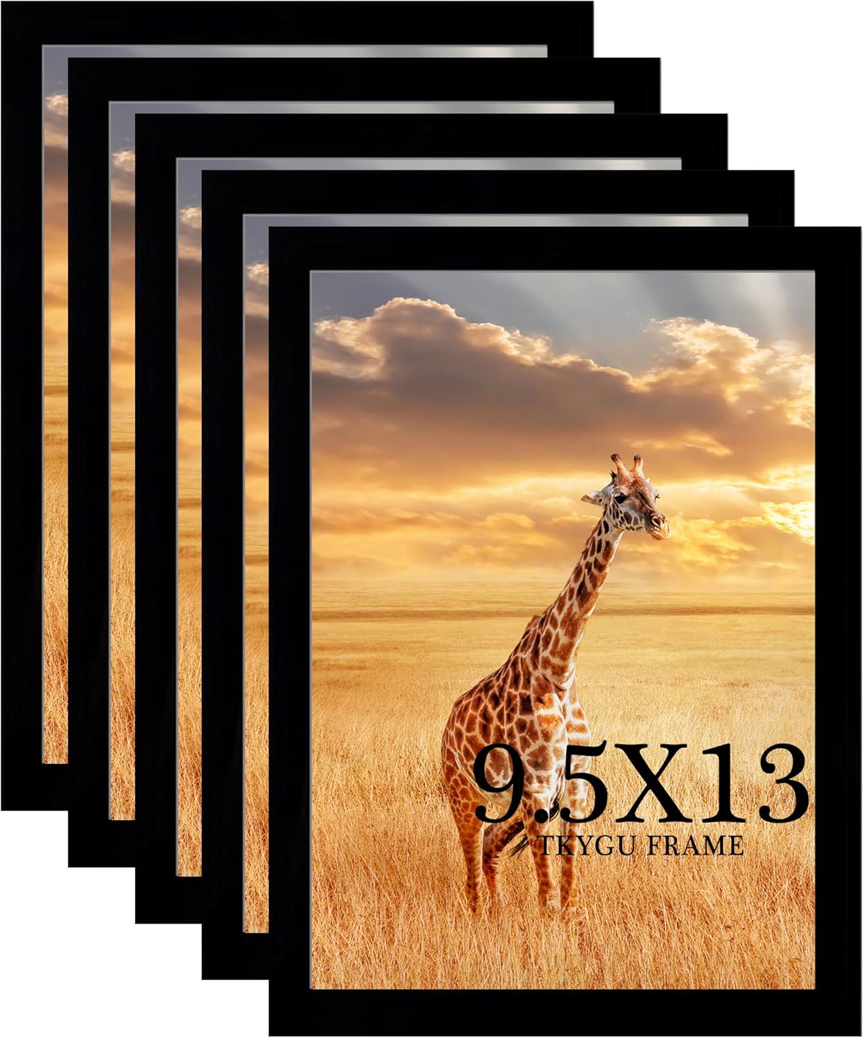 11x15 Picture Frame Set of 3,Wooden Frame 11x15 Wall Gallery Poster Photo frame Black with Durable Shatter Resistant Plexiglass for Wall Mounting Family -friend- wedding best gift