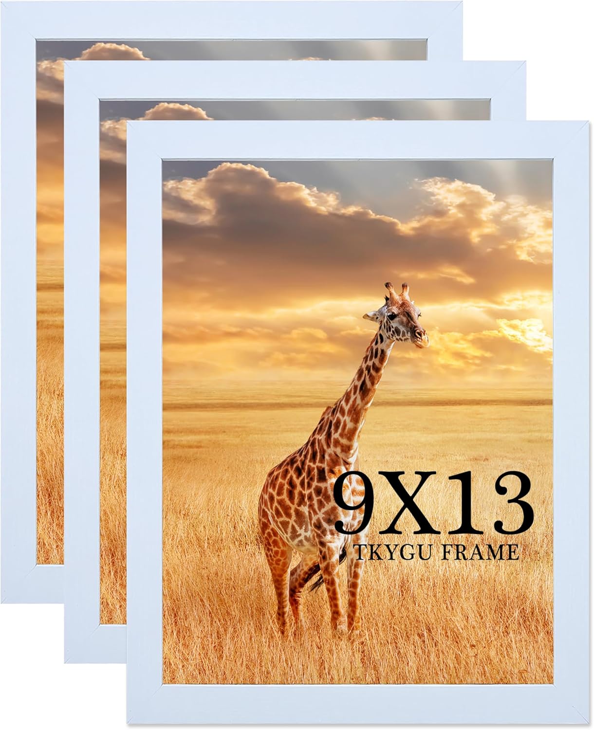 11x15 Picture Frame Set of 3,Wooden Frame 11x15 Wall Gallery Poster Photo frame Black with Durable Shatter Resistant Plexiglass for Wall Mounting Family -friend- wedding best gift